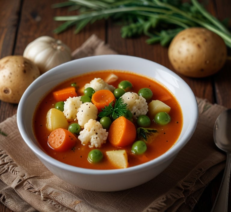 Vegetable soup/Zöldségleves