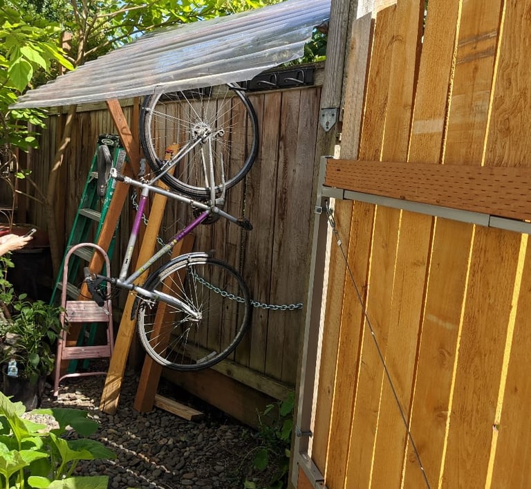 Custom bike shelter