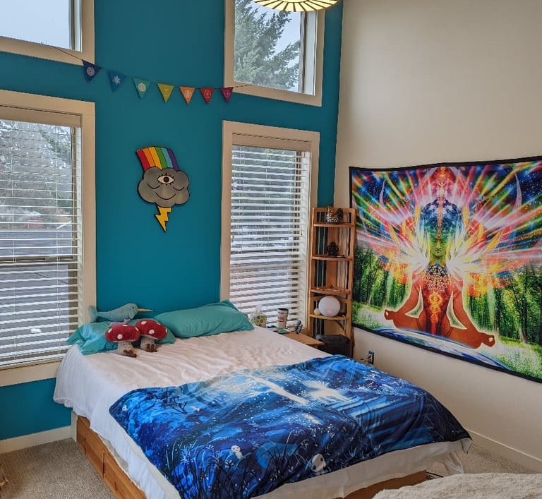 Interior wall paint job