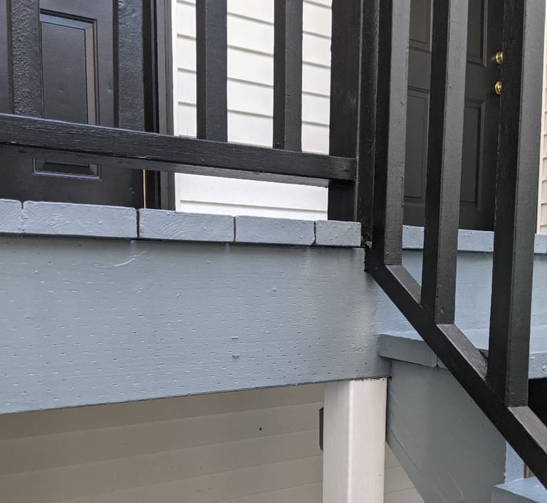 Exterior paint job