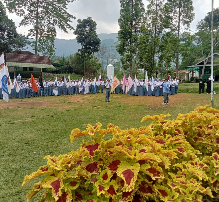 Upacara pembukaan LDKS 2025