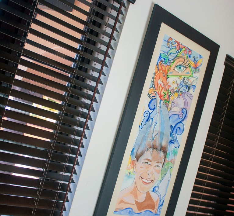 wood horizontal shade from vertilux