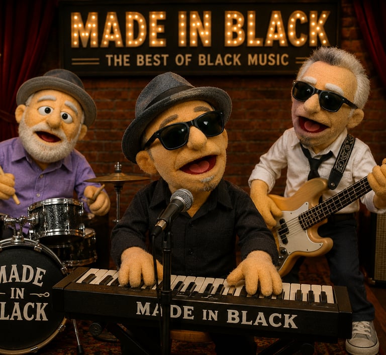 made in black band muppets