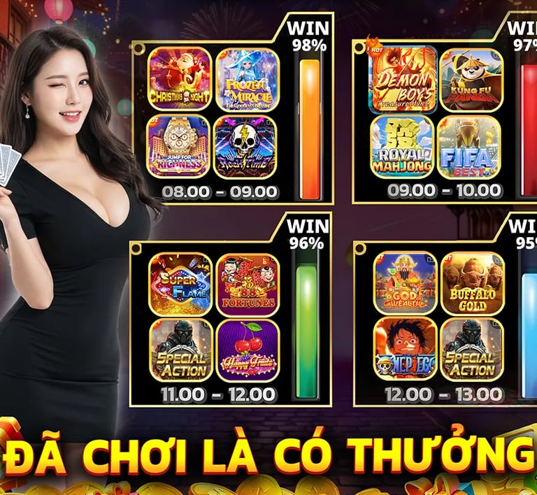 Giao diện game slot đổi thưởng G168