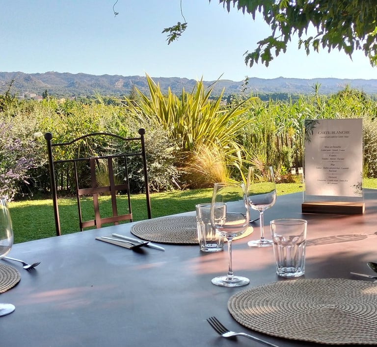 Dîner à domicile en Provence
