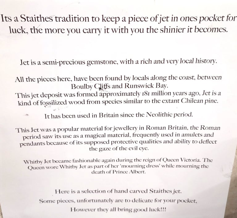 Jack Iredale carved jet information