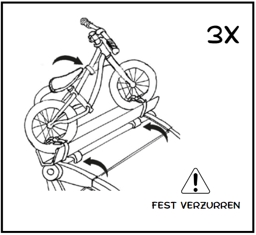 Thule-Fahrradanhaenger-Laufrad-Kinderfahrrad-Befestigung-Fahrradhalterung-Montage
