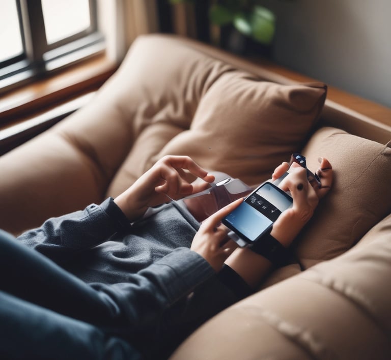 mandando mensaje o chat