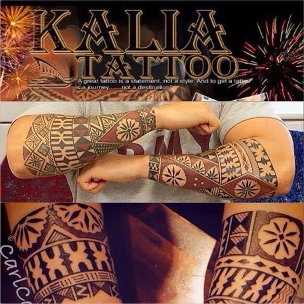 Fijian tattoo Polynesian forearm tattoo Gold Coast Australia  