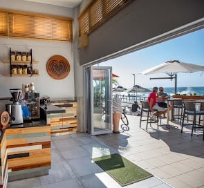 Foam Coffee right next door to Umdloti holiday studio apartment