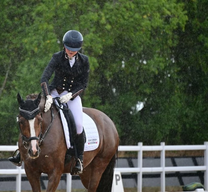 Rosie Shaw on her horse