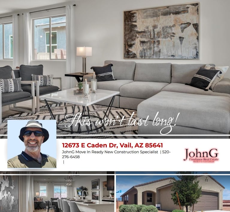 a collage of a photo of a home for sale
