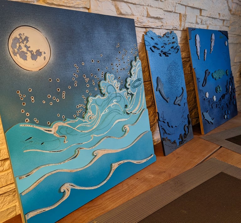 tableau thème de la mer