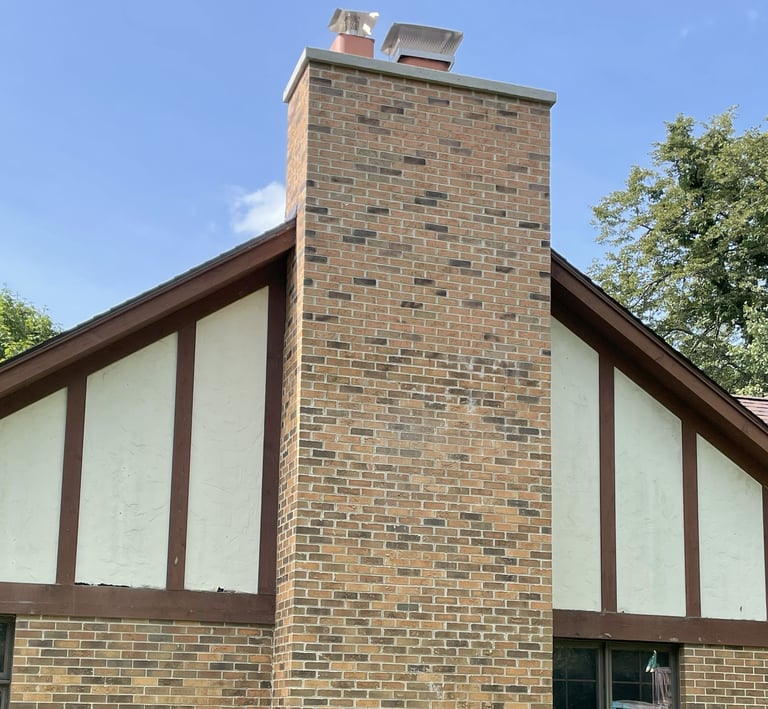 brick chimney repair in lake forest Illinois