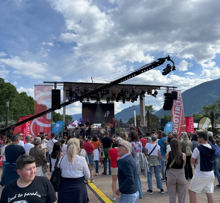 Kamerakran bei Konzert