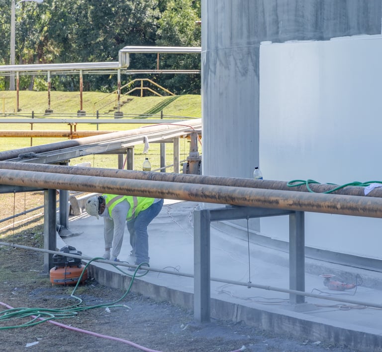 Worker at a construction site