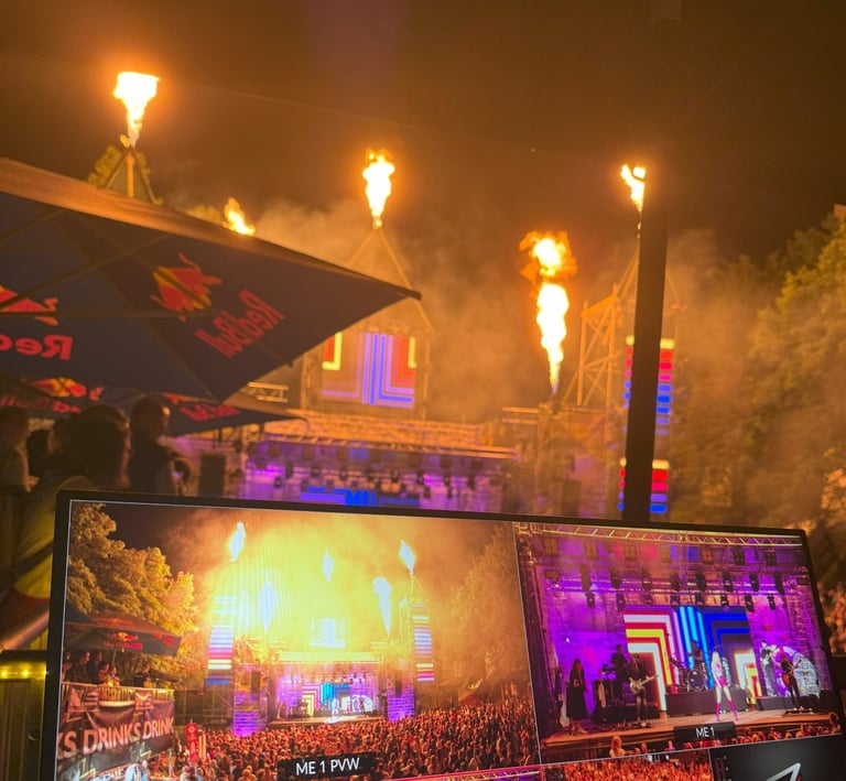 Videoproduktion bei Festival