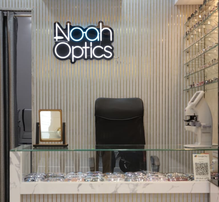 Counter table of noah optics