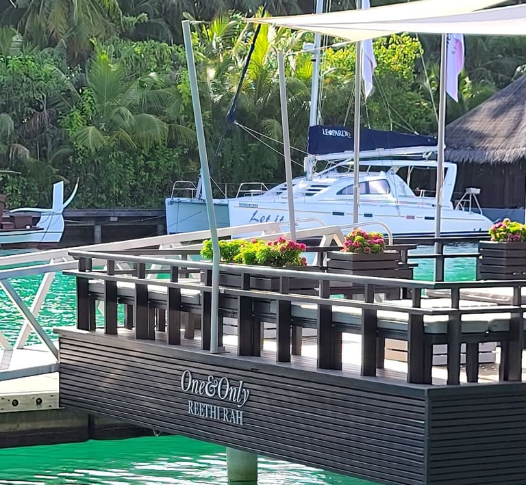 One & Only Reethi Rah Maldives arrival sign