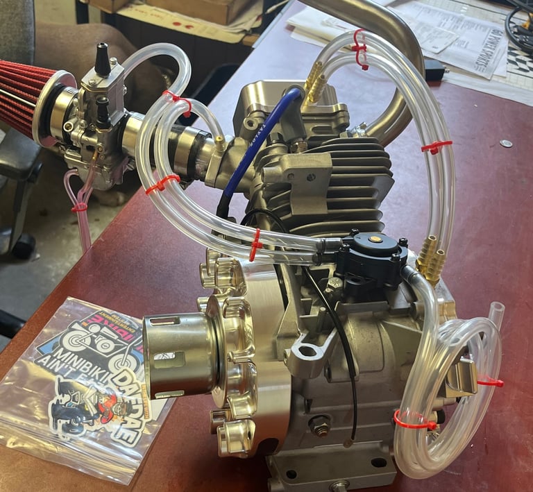 Race engine for go kart all billet aluminum