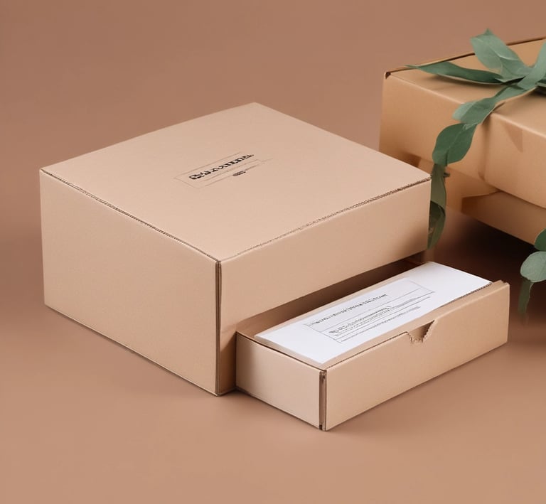 An array of colorful printed boxes featuring stp printer branding.