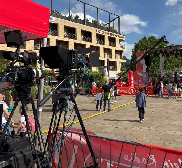 Kamerasetup bei Konzert