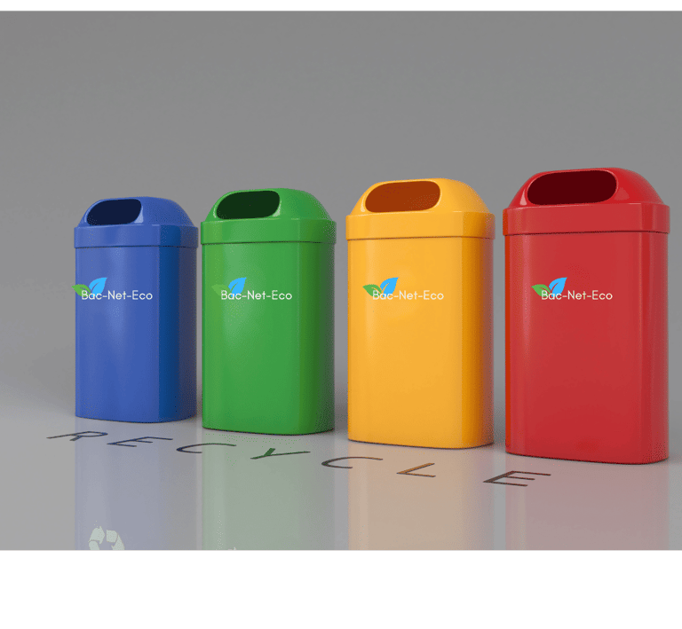 poubelle de tri sélectif ,recyclage ,écologique