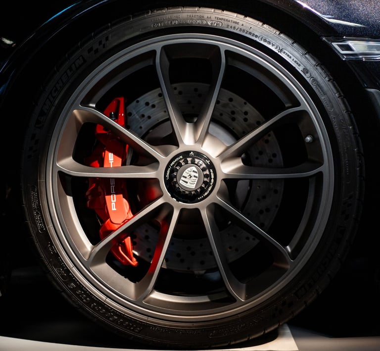 A Porsche GT3 wheel.