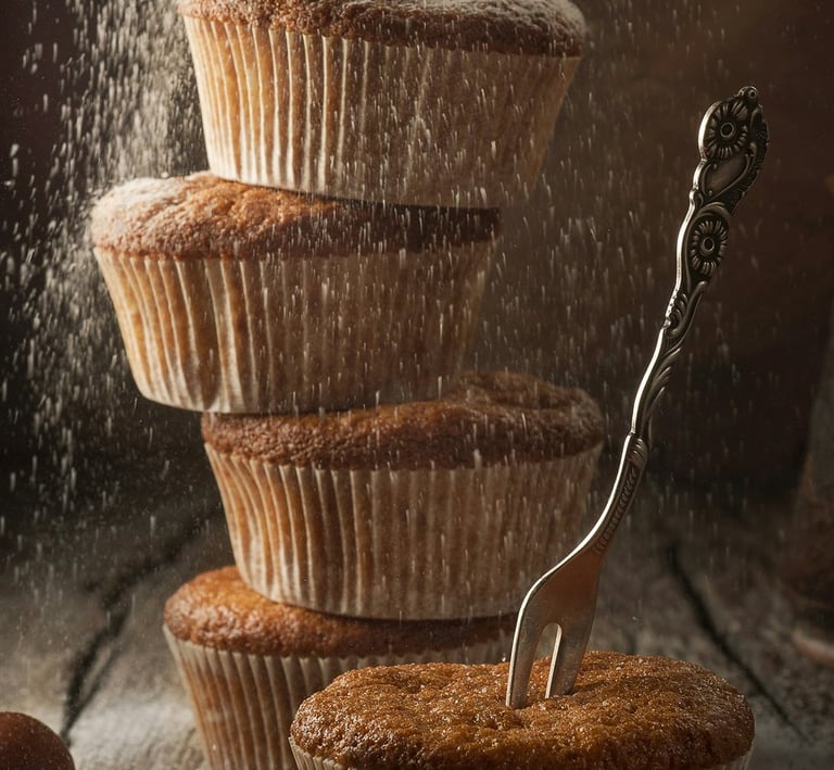 a stack of muffins and spoon in front of them.Market Positioning for Tourism with Timea Pokol