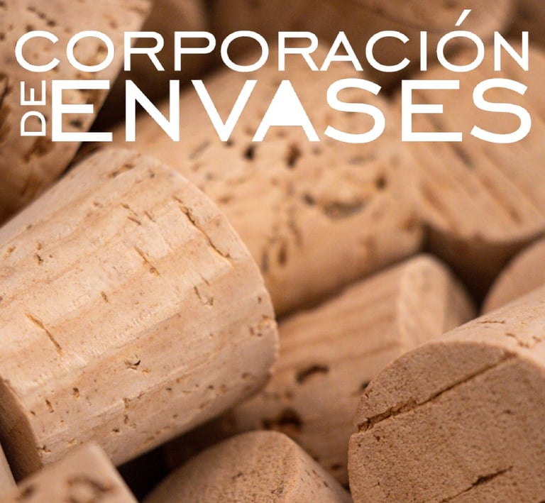 Corcho para envase de vidrio