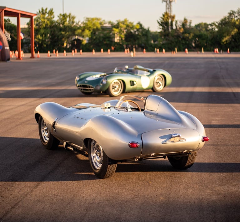 Two classic Le Mans cars.