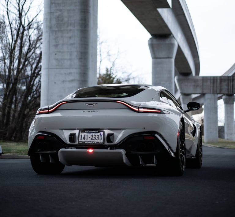 An Aston Martin Vantage.