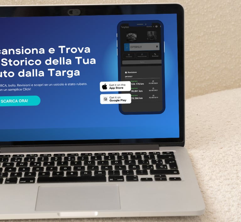 Sito web per Applicazione Android