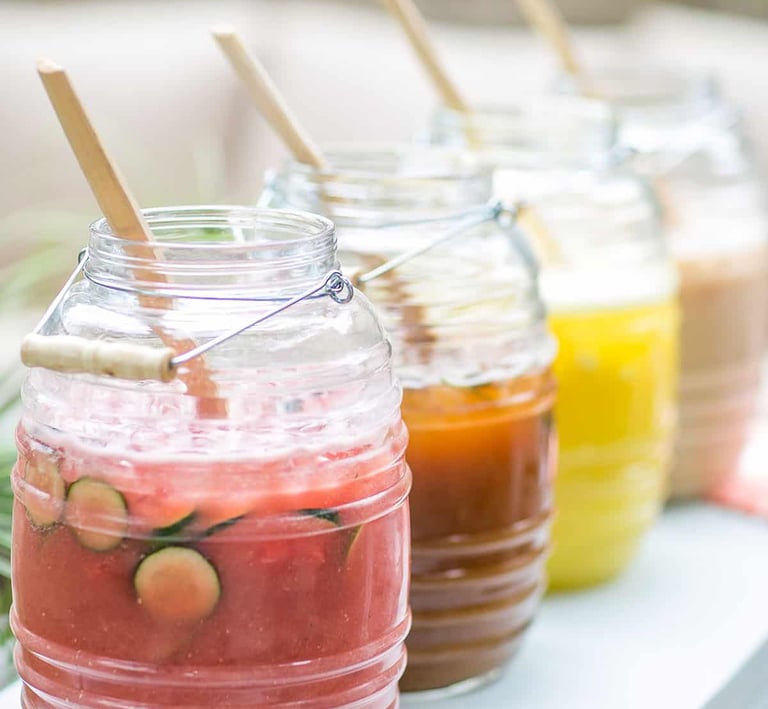 vibrant flavors like horchata, watermelon, cucumber lime, guava, and mango for events and catering.