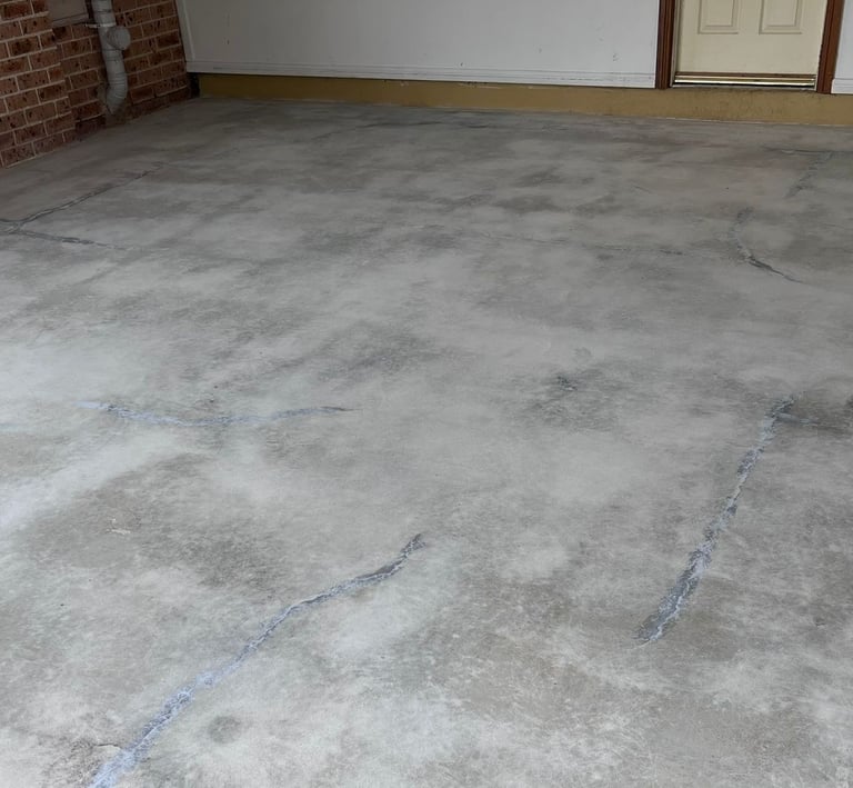 Concrete grinding surface preparation for epoxy flooring