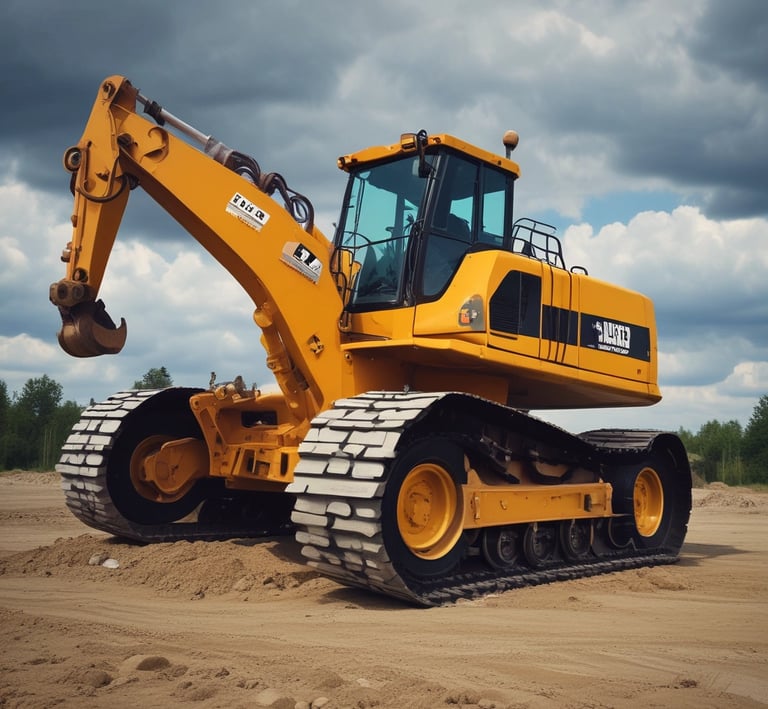 Technicians inspecting telecom equipment on a rooftop with city skyline in the background.