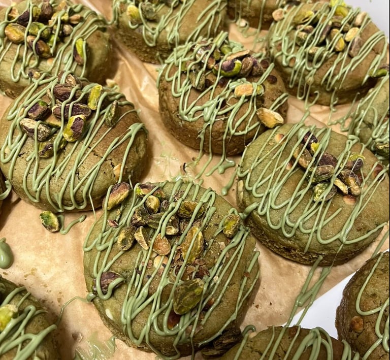 pistachio doughnut bradford for goodness cake