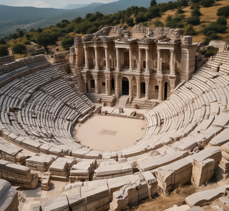 A lively street scene in Istanbul with colorful markets and historic architecture.
