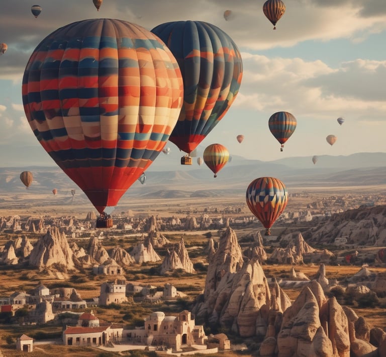 A group of travelers enjoying a private guided tour among ancient ruins in Ephesus.