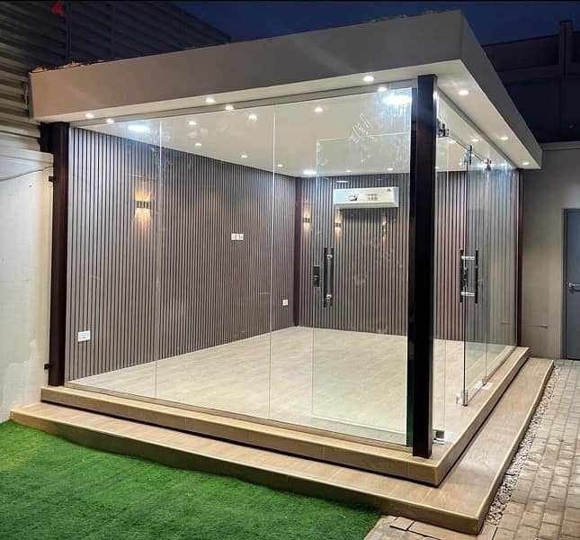 غرف زجاجية للحدائق