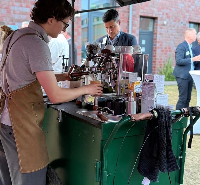 Coffee Bike auf einem Event