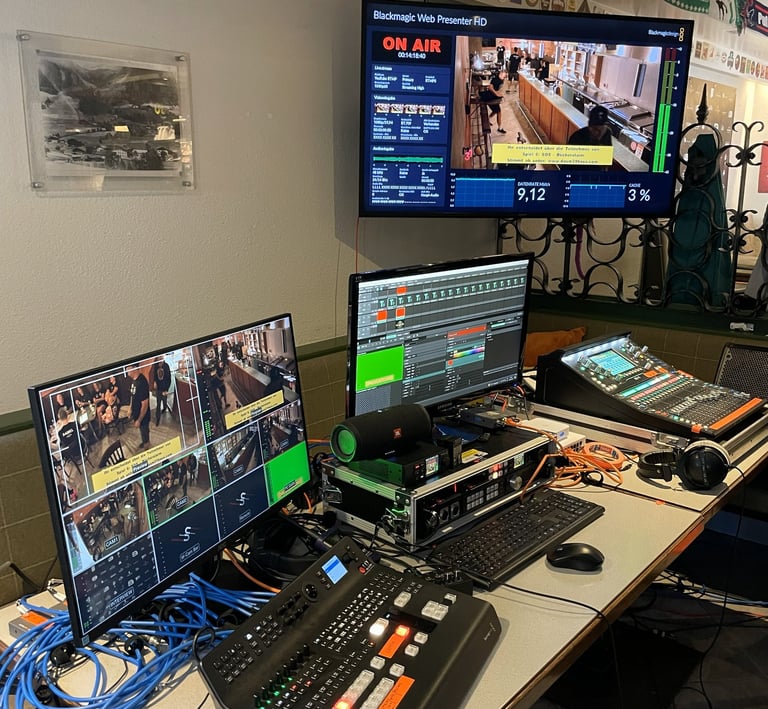 Live Video Regie Aufbau