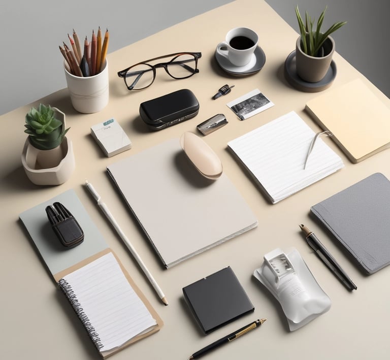 Professional team member assisting a client with product selections in a clean retail setting.