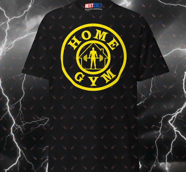 Funny Gym Shirt for Lifters - Home Gym & Garage Gym Pump Cover Tee - Bodybuilding Meme T-Shirt for G