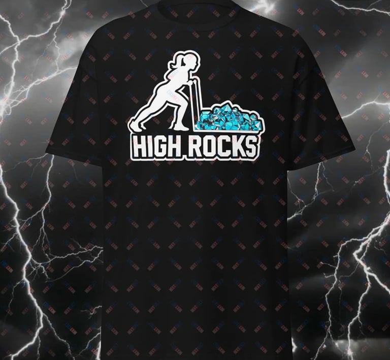 Hyrox High Rocks Funny Gym T-Shirt – Functional Training Tee for Female Lifters – Next Cult Brand