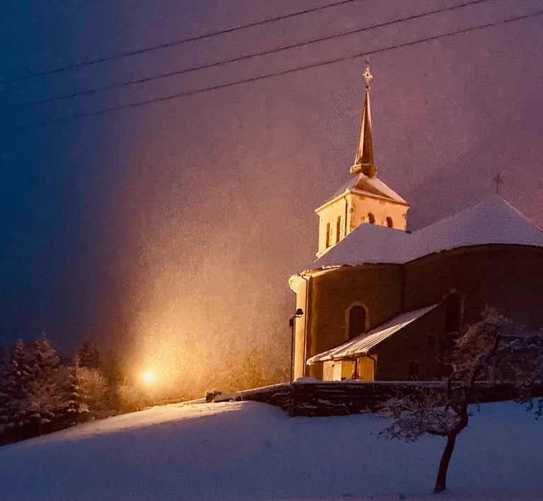 église de Saxel