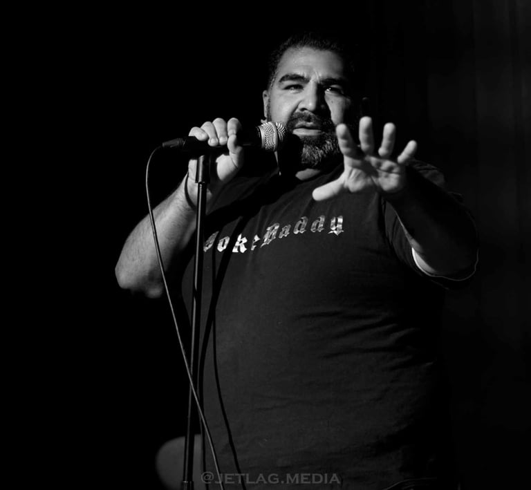 Joke Daddy on stage