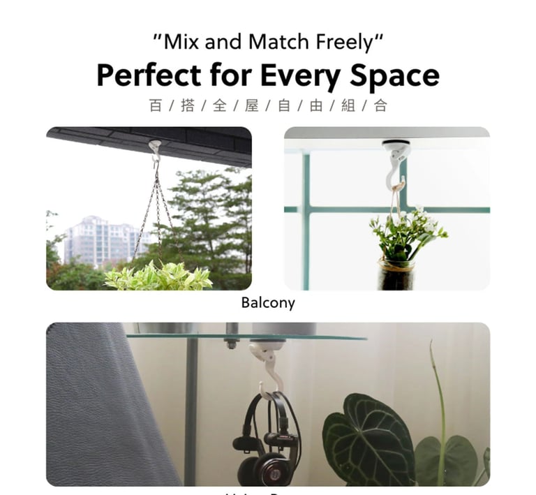 D29 Diana Suction Hook Perfect for Any Space