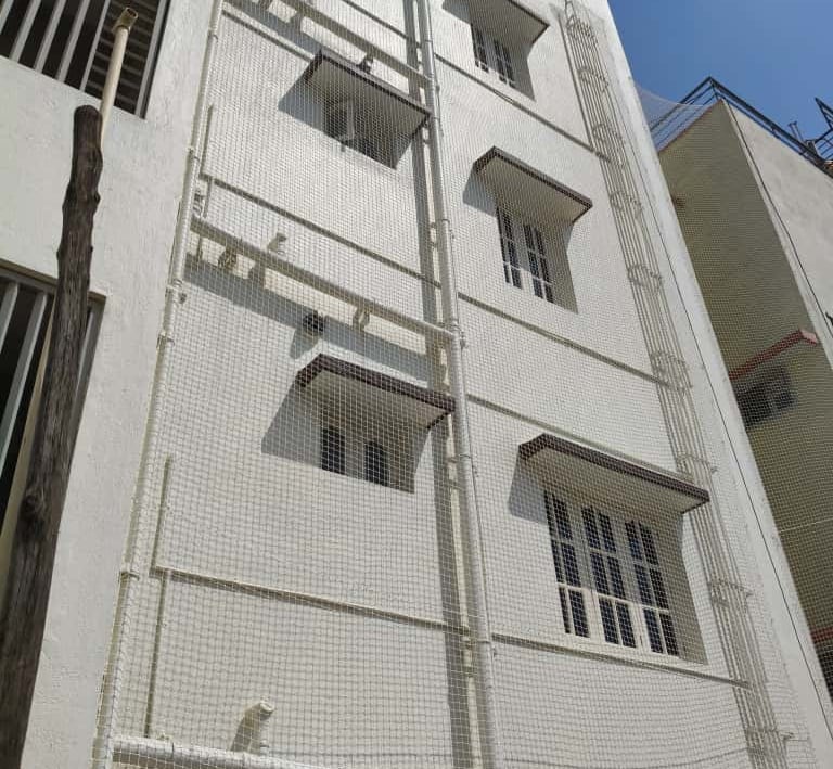 apartment anti pigeon nets in whitefield