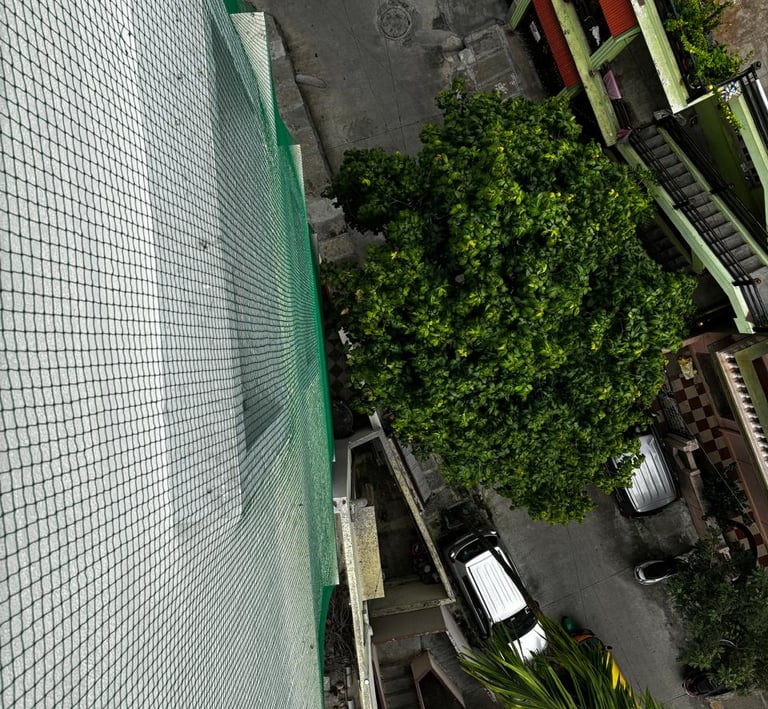 duct area nets installation in Bangalore